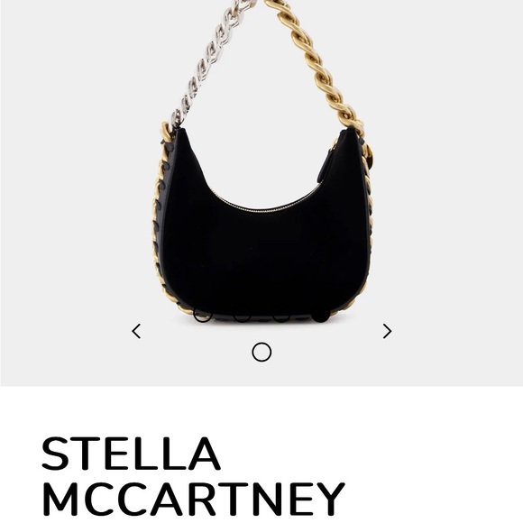 INC Stella McCartney Frayme hobo zip bag. - Picture 9 of 11